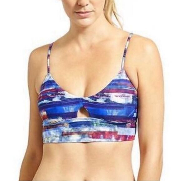 Athleta Redondo Keyhole Bikini Top Size S - Picture 1 of 11